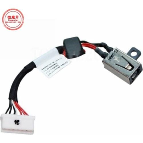 New Laptop DC cable DC-IN DC power jack cable for Dell Precision 3800 M3800 XPS15 9530 VAUB0 DC30100800 cable plug 0 cable plug