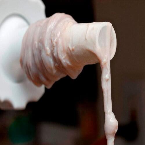 2Pc Sausage Casing Caliber 50Mm Length 100Cm Hot Dog Casing Shell + Funnel Meat Filler Cooking Tools Natural Sausage Casing