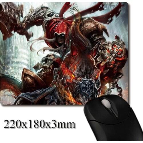 War and Destruction of Apocalypse Four Horsemen printed Heavy weaving anti-slip rubber pad office mouse pad Coaster Party favor