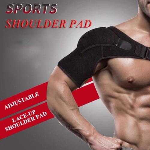 Adjustable Sport Care Left/Right Compression Shoulder Strap Support Guard Brace Prevent Joint Pain Sprain Soreness Tendinitis