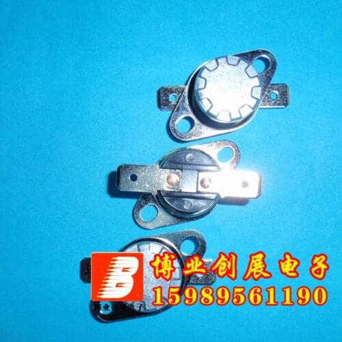 5pcs/Temperature control switch KSD301/KSD302 155 Degrees Celsius Normally closed (N.C) 10A 250V Thermostat Temperature switch