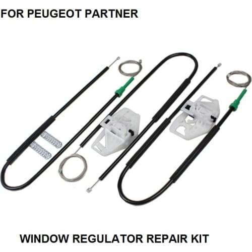 FOR PEUGEOT PARTNER ELECTRIC WINDOW REGULATOR REPAIR KIT 4/5 - DOOR FRONT LEFT-RIGHT 1996-2015