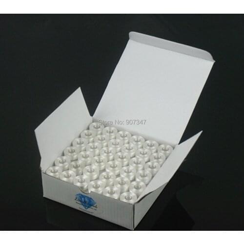 Pre- Wound Sewing Embroidery Machine Bobbin Thread Polyester,120 yards*144 Pcs Size L Good Performace