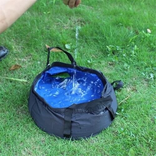 Collapsible Wash Basin 8.5L Foot Washbasin Travel Fishing Hiking Outdoor Camping Protable Folding Bucket Water Container