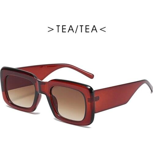 Street Shooting Net Red Female Leopardo Sunglasses Popular Square Female Sunglasses Retro Simple Female Sunglasses Temperament