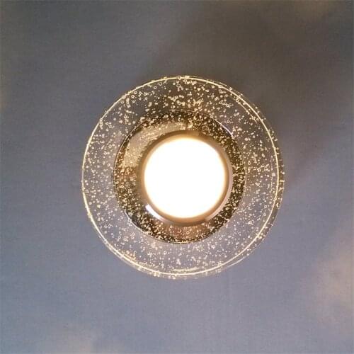 Modern Aisle Crystal Bubble Ceiling Lights Bedroom Living Room Cabinet Lamp LED Corridor Bathroom Ceiling Lamps Deco Lighting