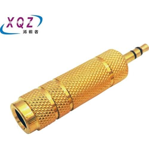 3.5mm Male To 6.35mm Female Gold Plating Stereo Audio Adapter 6.5 to 3.5 For Headset Phones CD Player TV Jack Converter Durable