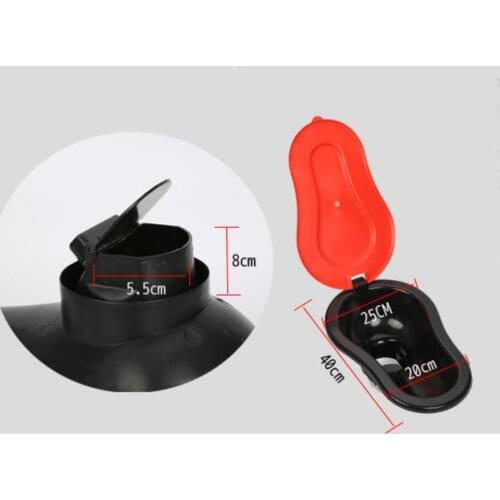 Indoor decoration temporary Squat Pan plastic squatting pan construction site urinal