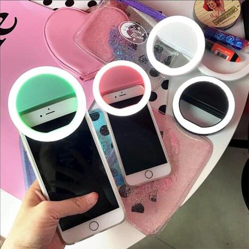 Selfie Ring Mirror Makeup Case For Samsung Galaxy J2 Prime J2 Pro J3 (2016) J3 Pro LED Light Flash UP Android Mobile Phone Cover