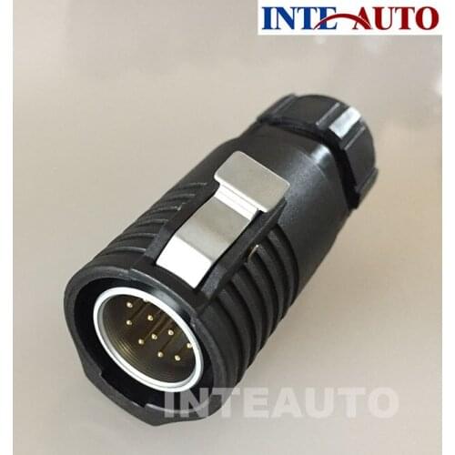 12 pins sealed connector, WP20 series Watertight dust-proof male plug female receptacle