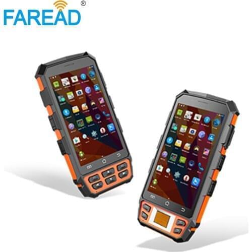 1D 2D Laser Barcode rugged IP 65 Android handheld UHF RFID Reader PDA