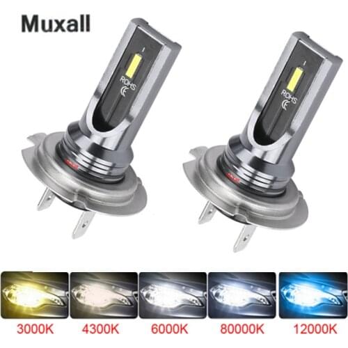 2Pcs H4 H7 H11 H1 Turbo LED Car Headlight Bulbs 3000K 6000K 12000K 9005 HB3 9006 HB4 H8 Auto Lights Automobile Driving Fog Lamp