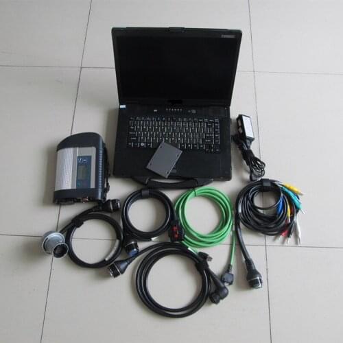MB Star C4 SD Connect 4 Full set + mb star diagnostic software SSD + For Panasonic Toughbook CF-52 4G Laptop directly use