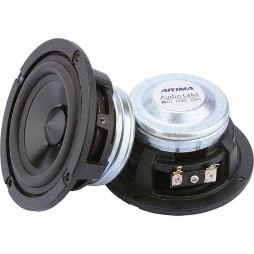 AIYIMA 2Pcs 3 Inch 15W Audio Speakers Driver 4Ohm 8Ohm Midrange Loudspeaker Home Theater Aluminum Film Car Column Speaker DIY