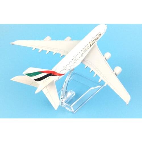 Airlines a380 emirates aircraft model aircraft model simulation 16 cm alloy christmas toy gift for kids