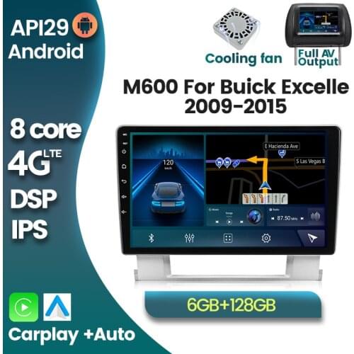1280X720 Android 10.0 Car Radio Video Player Navigation for Buick Excelle 2 2009 - 2015 for Opel Astra J 2009 - 2017 2 Din DVD