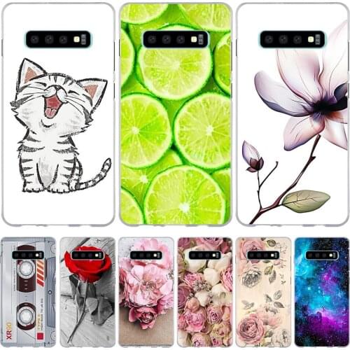 For Samsung Galaxy S10 Plus SM-G975F Case TPU Silicone Shell For Samsung Galaxy S10 Plus Cover Cats For Samsung S10 Plus Capa