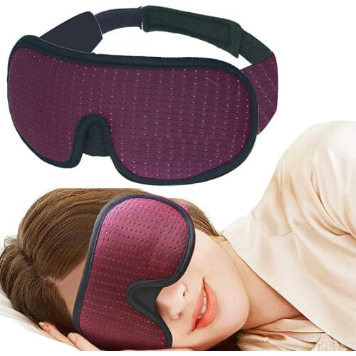Breathable 3D Sleeping Mask Block Out Light Sleep Mask For Eyes Slaapmasker Eye Shade Blindfold Sleeping Aid Face Mask Eyepatch
