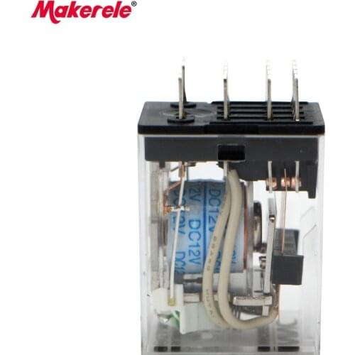 HHC68B-4Z Intermediate Solid State Relay HH54P AC220V AC110V DC24V 12 V Small Magnetic MY4N - J 14 Feet