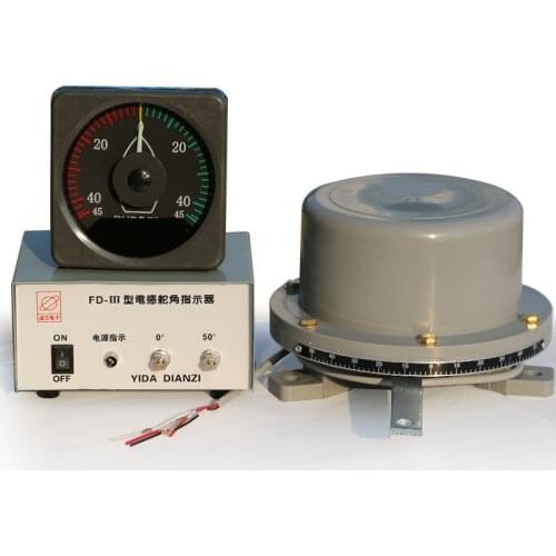 Marine Inductive Rudder Angle Generator Hydraulic Steering Gear Indicator Power Box 3pcs Set With Rudder Angle Meter