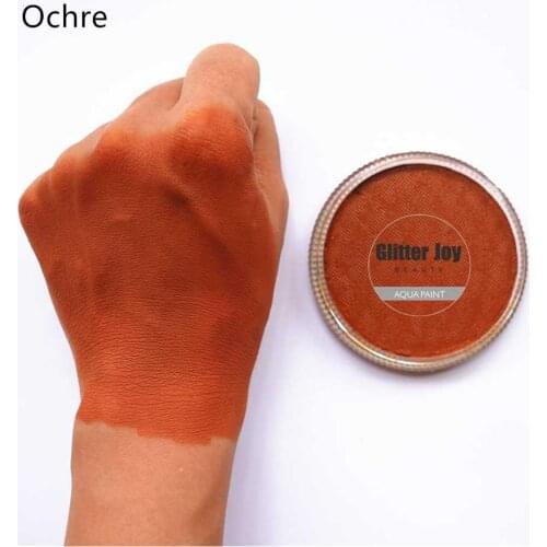 Ochre 30g/pc Water Activated Pure Ochre Face Body Paint Makeup in Masquerade Party Fancy Dress Beauty Makeup Tool