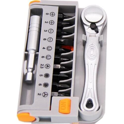 Quick Ratchet Screwdriver Set 12Pcs Screwdriver Bits Household Screw Driver Parafusadeira Hand Tools