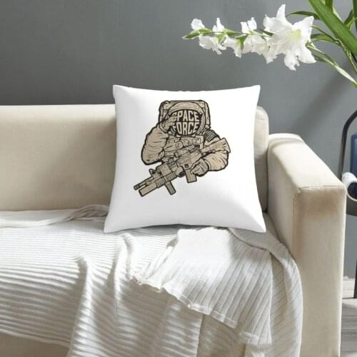 Space Force Combat Astronaut pillowcase printed cushion cover sofa waist pillow pillow cover