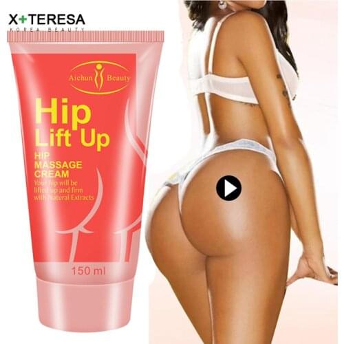 Hip Lift Up Cream Natural Butt Enhancement Cream Sexy Hip Buttock Enlargement Ass Enhancer Plant Effective Massage Body Cream