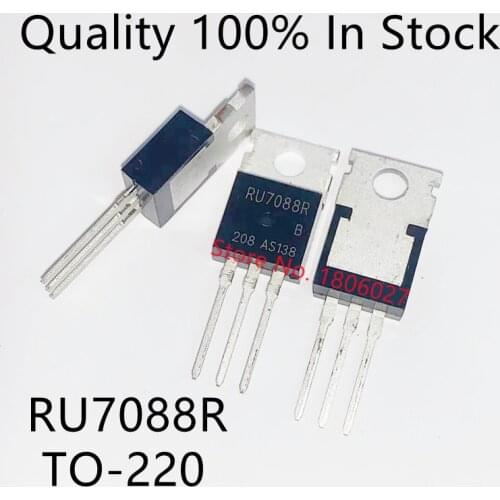 10pcs/lot RU7088R RU7088 TO-220 70V 80A field effect transistor