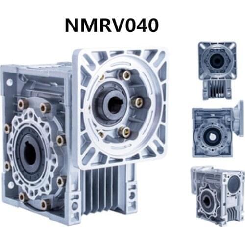 NMRV040 86mm 60mm Worm gear reducer Reduction ratio 5:1 to 100:1 input 14mm shaft for NEMA34 name24 stepper motor