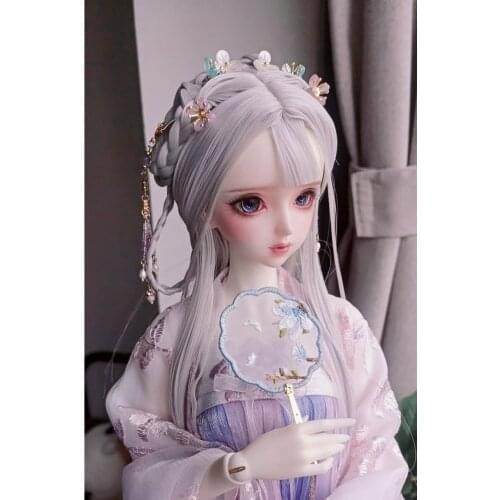 1/4 1/3 Scale BJD Doll Wig Ancient Costume Fairy Long Hair Vintage Wigs for BJD/SD MSD SD13 Doll Accessories C0749