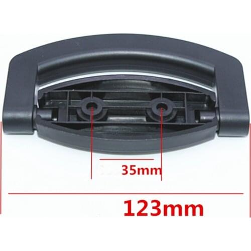 1pcs Welder folding handle hole spacing 35mm movable case and cabinet plastic length 125mm