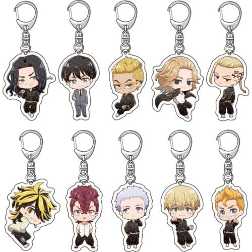 Tokyo Revengers Acrylic Keychain Manjiro Ken Kawaii Bag Pendant Fans Anime Cosplay Collection