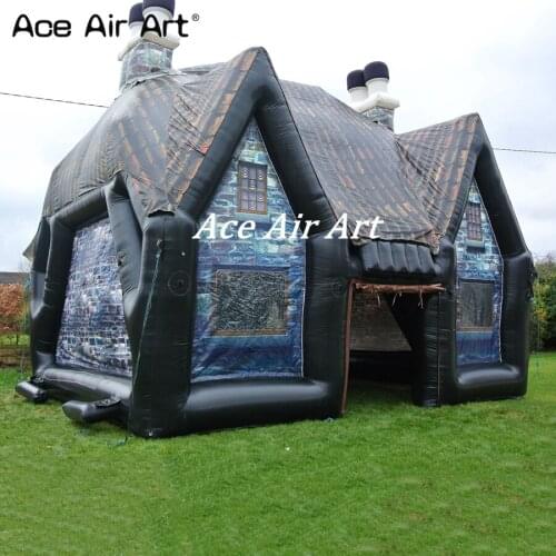 High quality commercial inflatable tent inflatable bar tent house shape beer tent for outdoor party events