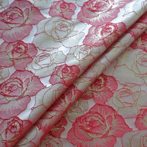 Jacquard Fabric Pillow Curtain Craft DIY Pillow Bag Sofa Cover Material Furnishings Textile