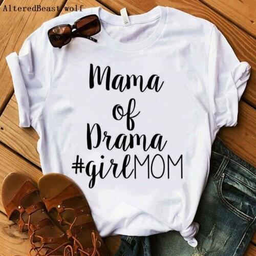 Mama Of Dina Girl Mom T-shirt 2020 Women Fashion Clothes Tshirt Print Casual Women Tee Ladies Female T-shirt Short Sleeve Tops