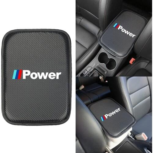 1pcs Fashion Car Armrest Cushion Carbon Fiber Comfortable Pad for BMW X Series M3 E39 Series E84 E90 E91 Series Car Accessories