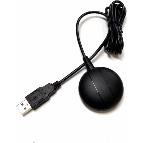 1PCS Free Shipping USB GPS receiver Interface GPS Module with Antenna Receiver Replacement BU353S4 Cable1.5