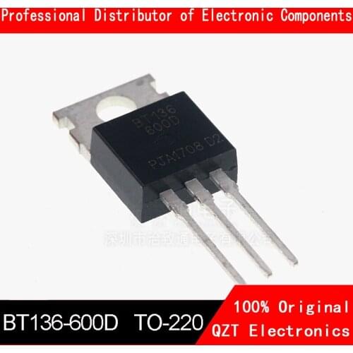 10pcs BT136-600D TO220 BT136 600D TO-220 BT136-600 TRIAC