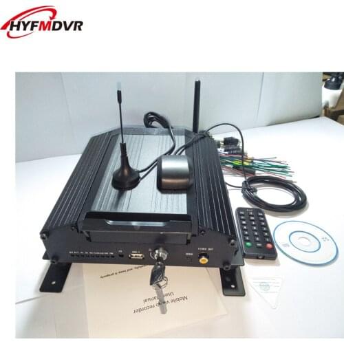 3G WiFi mdvr aviation head hard disk vehicle monitoring host GPS mobile DVR remote positioning on-board video recorder