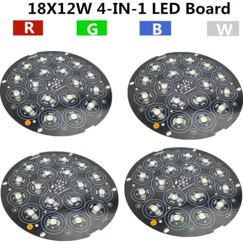 4PCS/ 12W RGBW 4IN1 lamp beads, 18X12W LED PAR 4IN1 led lamp beads Professional stage light led light source