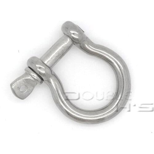 5pcs/lot Stainless Steel D Anchor Shackle Screw Pin for Paracord Bracelet Buckle Travel Kits