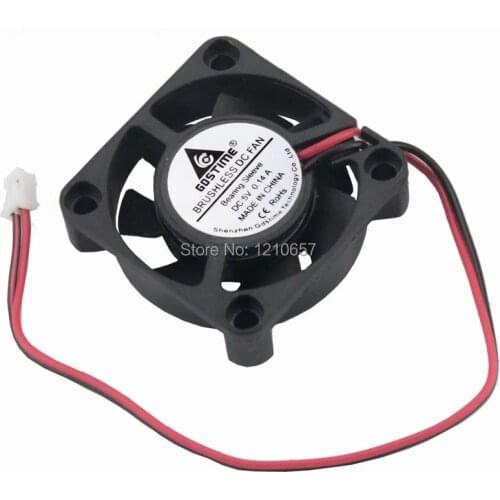 5 PCS LOT Exhaust Cooler Fans 40mm 40 x 40 x 10mm 4010 DC 5V 2Pin Cooling Heatsink Radiator Fan