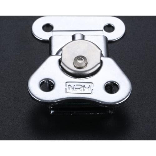 52*38mm Iron Butterfly Lauggle Toggle Latch Catch Clamp Wooden Box Toolbox Buckle Rotary Lock For Flight Case