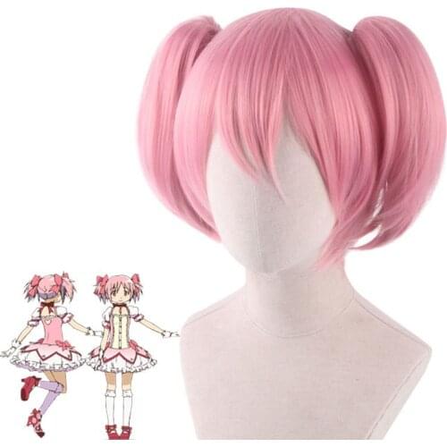 Anime Madoka Kaname Cosplay Wig Puella Magi Madoka Magica Costume Play Wigs Halloween Costumes Hair