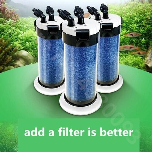 Cheap Atman Pre Filter for Aquarium Fish Tank External Filter Barrel QZ30 Turtle Jar External Barrel Filter Pump