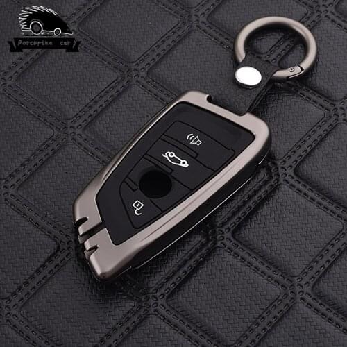 Zinc alloy Car Key Case Key Cover Key Shell Protector for BMW X5 F15 X6 F16 G30 7 Series G11 X1 F48 F39 Accessories Car Styling