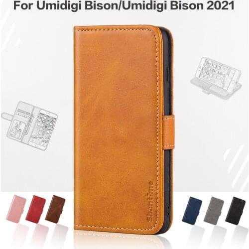 Flip Cover For Umidigi Bison Business Case Leather Luxury With Magnet Wallet Case For Umidigi Bison 2021 Phone Cover