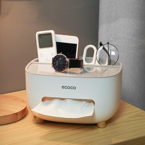 Drawer Household Living Room Dining Room Creative Lovely Simple Light Luxury Multi Function Remote Control Storage Tissue Box