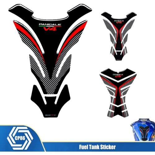 For Ducati Panigale V4 SR Speciale Tankpad 3D Rubber Sticker Motorcycle Fuel Tank Pad Protection Decal Sticker